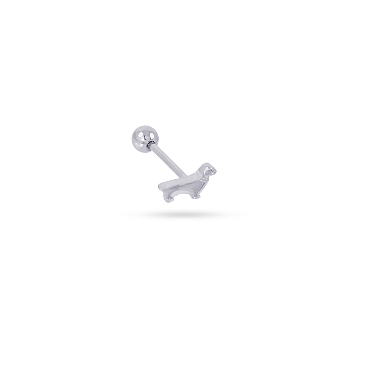 Piercing Teckel Plateado Anartxy
