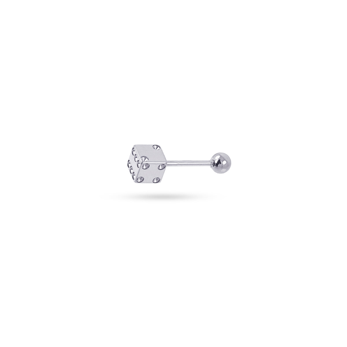 Piercing Cube Plateado Anartxy