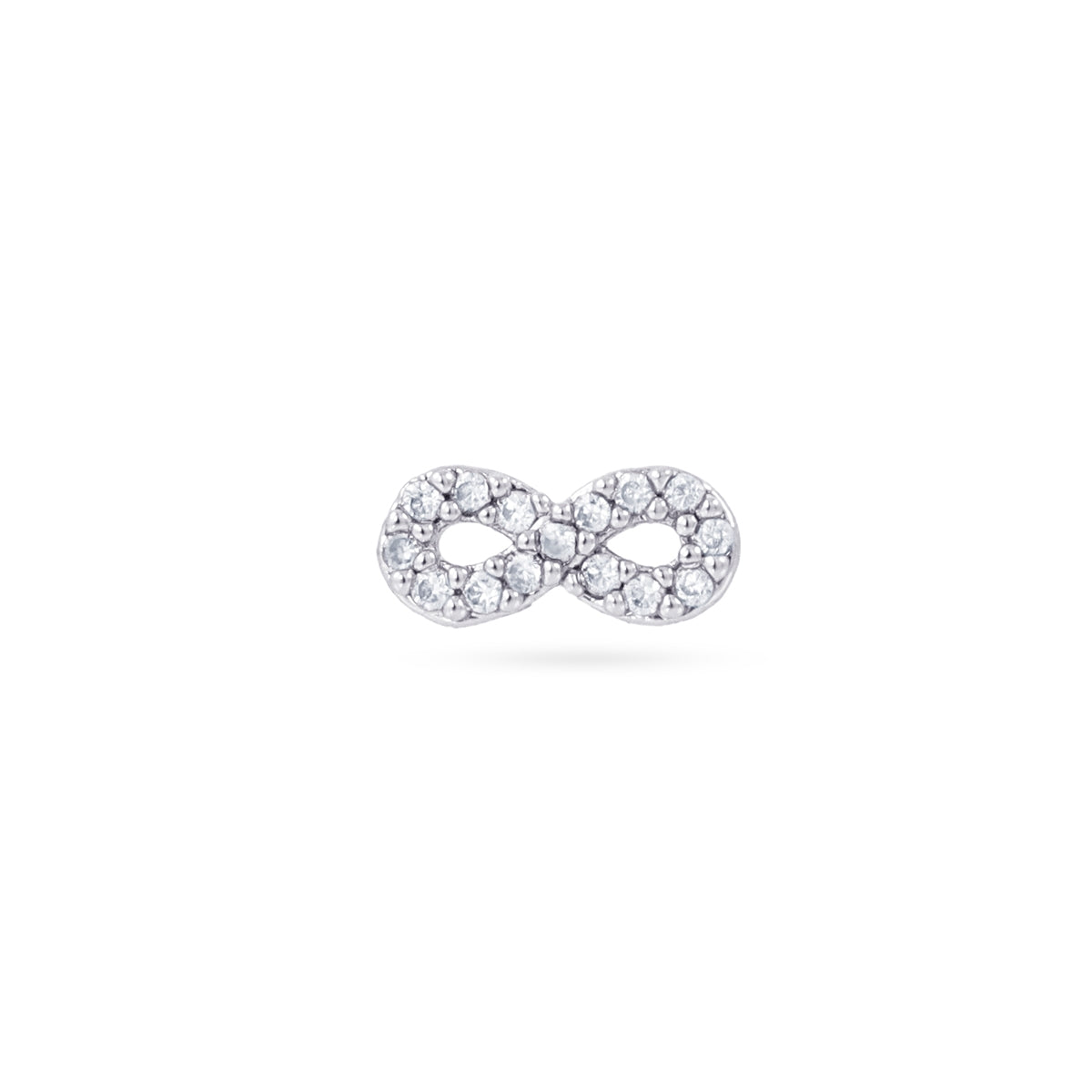 Piercing infinito circonitas Plateado Anartxy