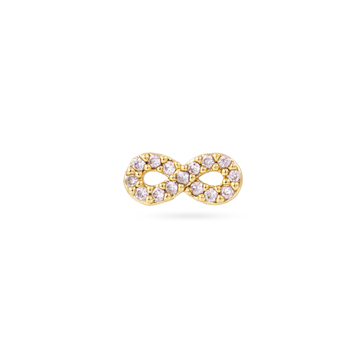 Piercing infinito circonitas Dorado Anartxy