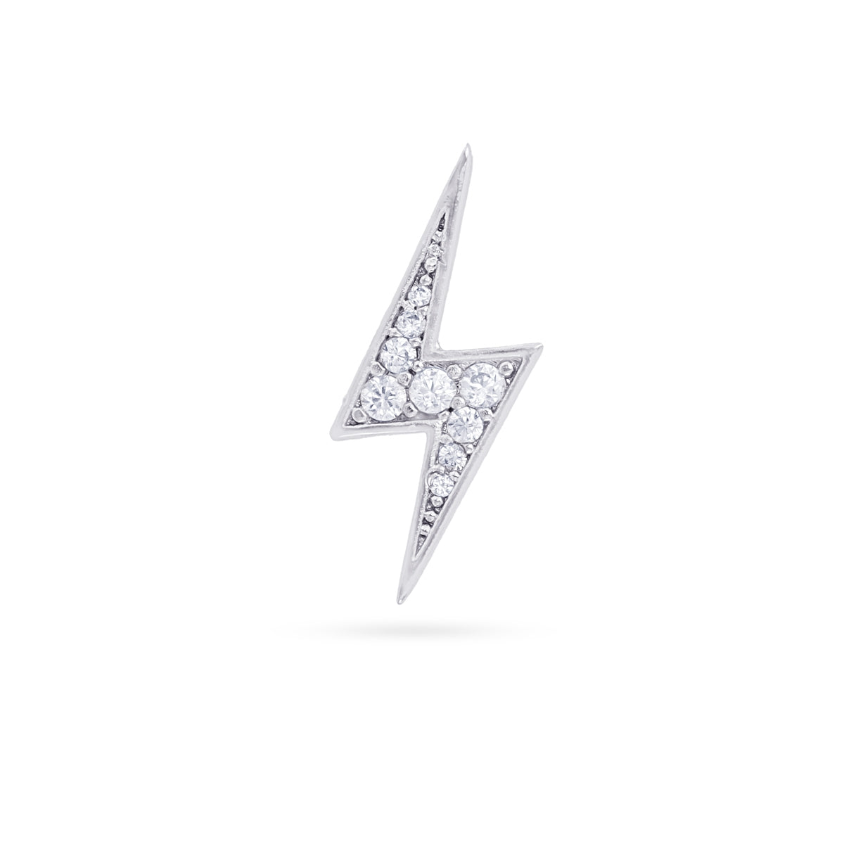 Piercing rayo maxi circonitas Plateado Anartxy