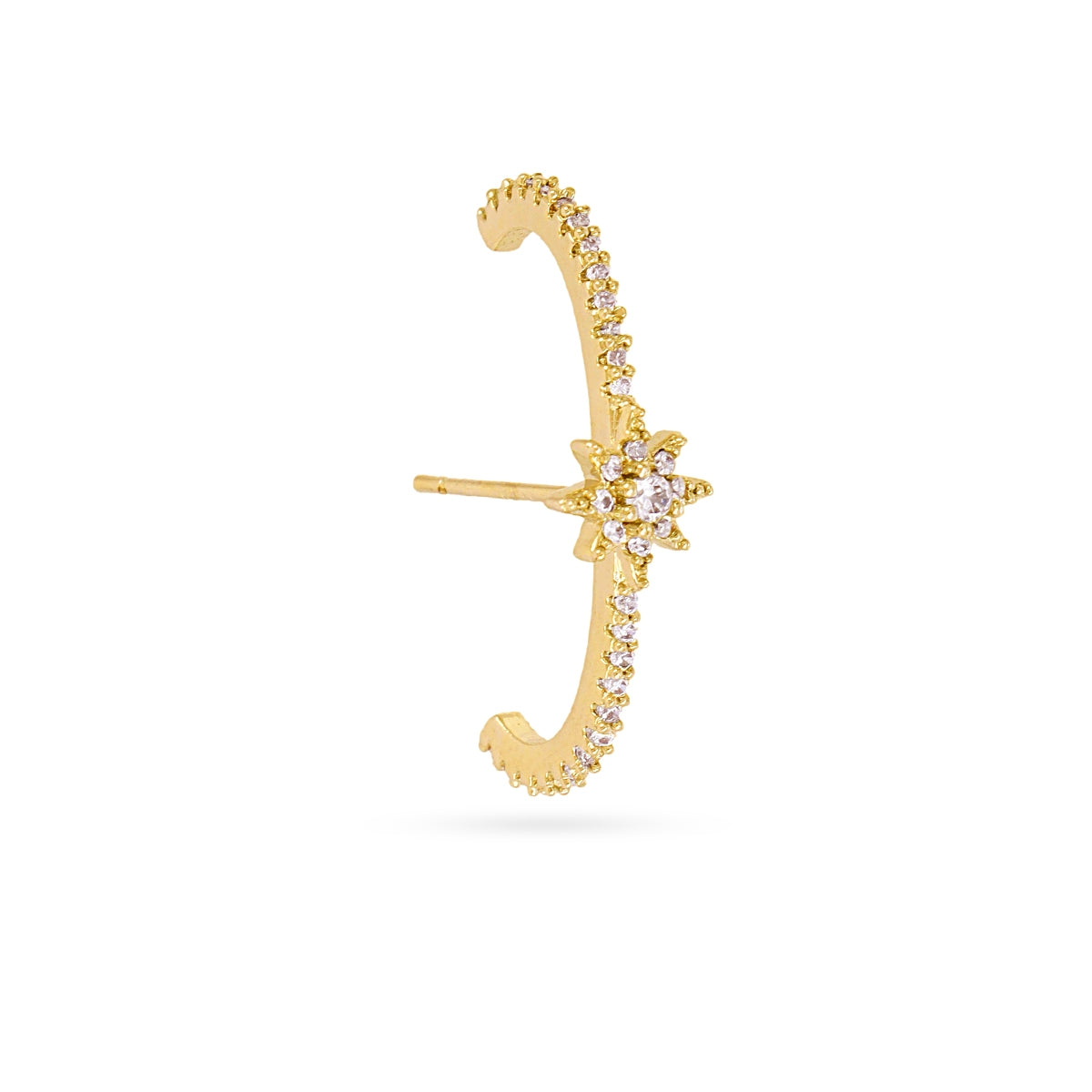 Piercing trepador estrella Dorado Anartxy
