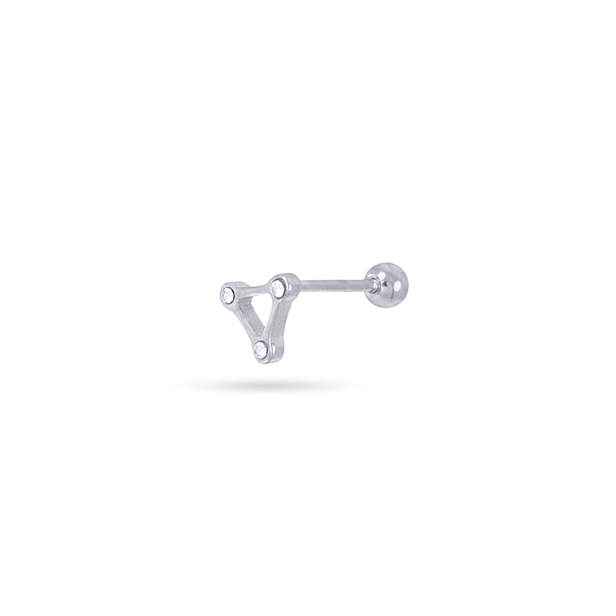 Piercing Triangle Plateado Anartxy