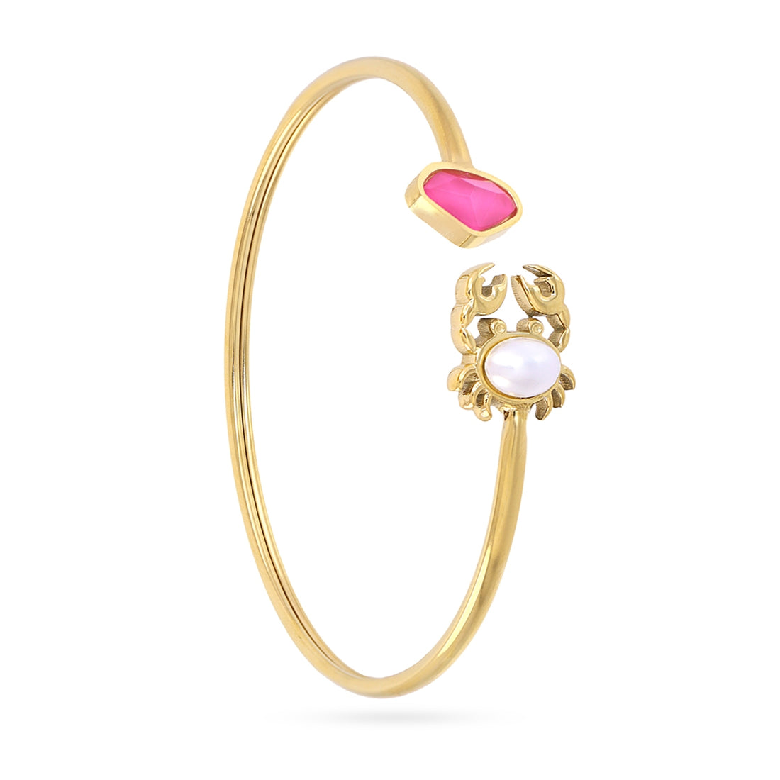 Pulsera Aqua Silt Dorado Anartxy
