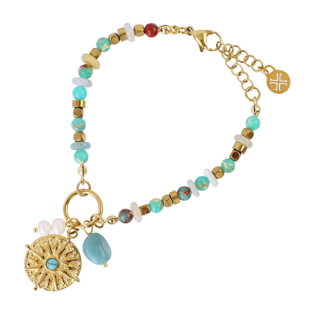 Pulsera Astros multicolor brújula Anartxy