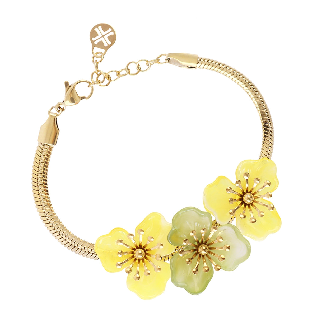 Pulsera Bloom Roseth Amarillo Anartxy