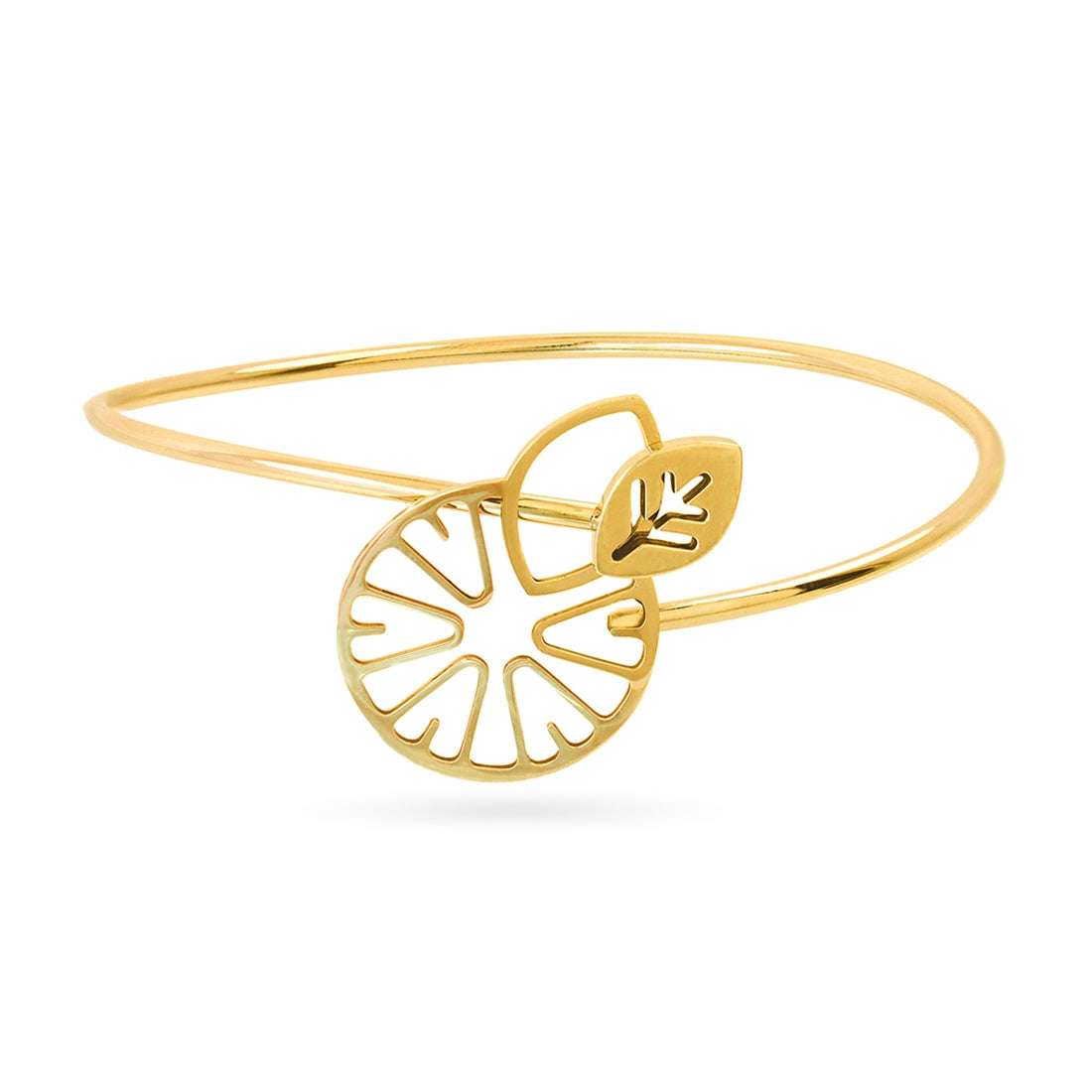 Pulsera Citrus Peel Dorado Anartxy