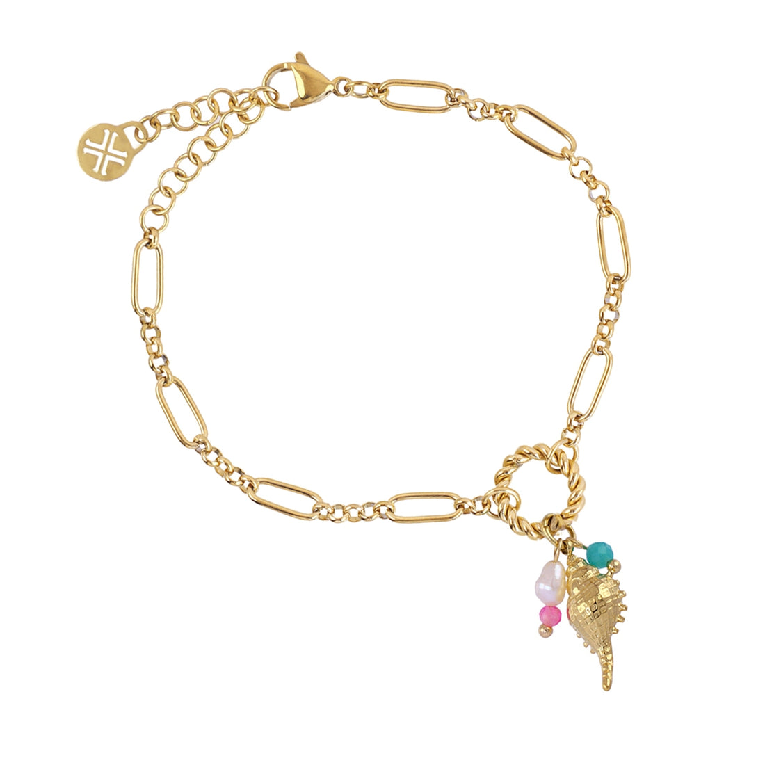 Pulsera Coast Azure Dorado Anartxy