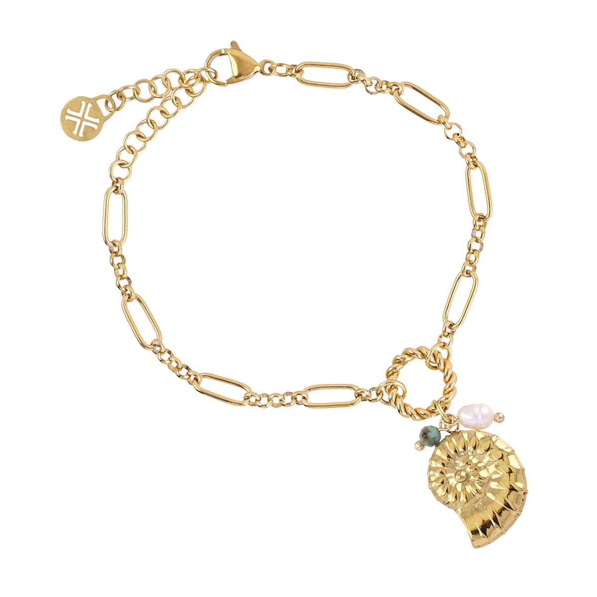 Pulsera Coast Claw Dorado Anartxy