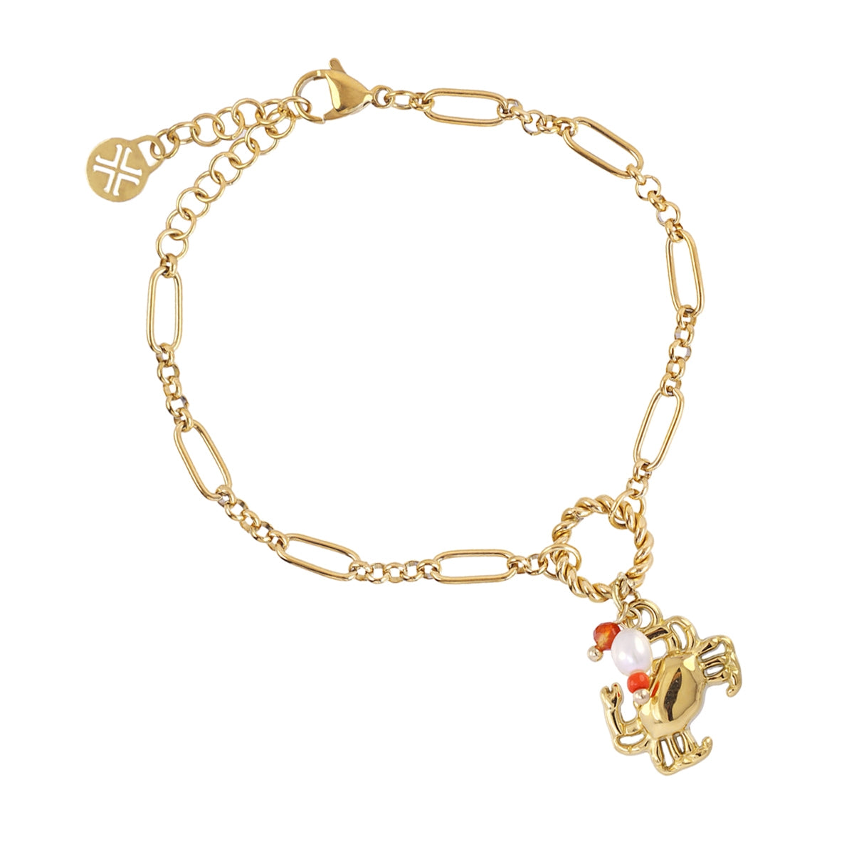 Pulsera Coast Crabell Dorado Anartxy