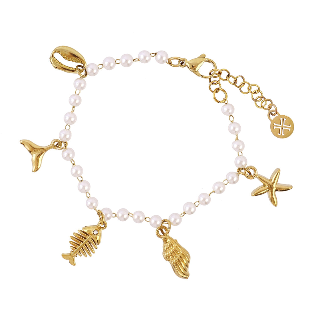 Pulsera Coast Nacar Dorado Anartxy