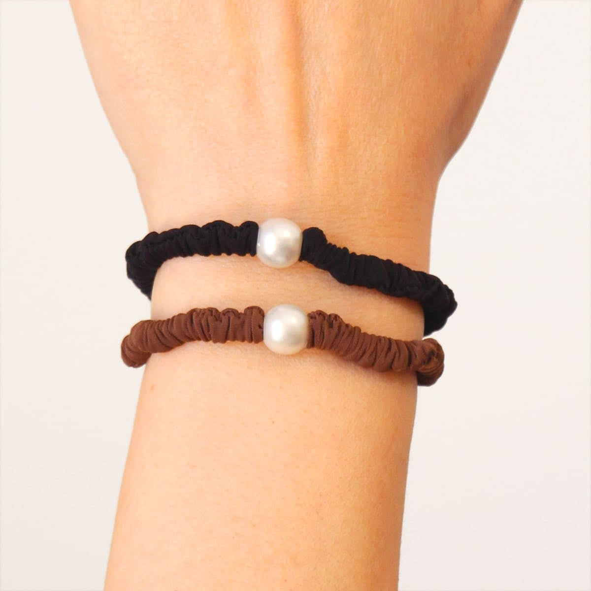 Pulsera coletero Zoe Marrón Anartxy