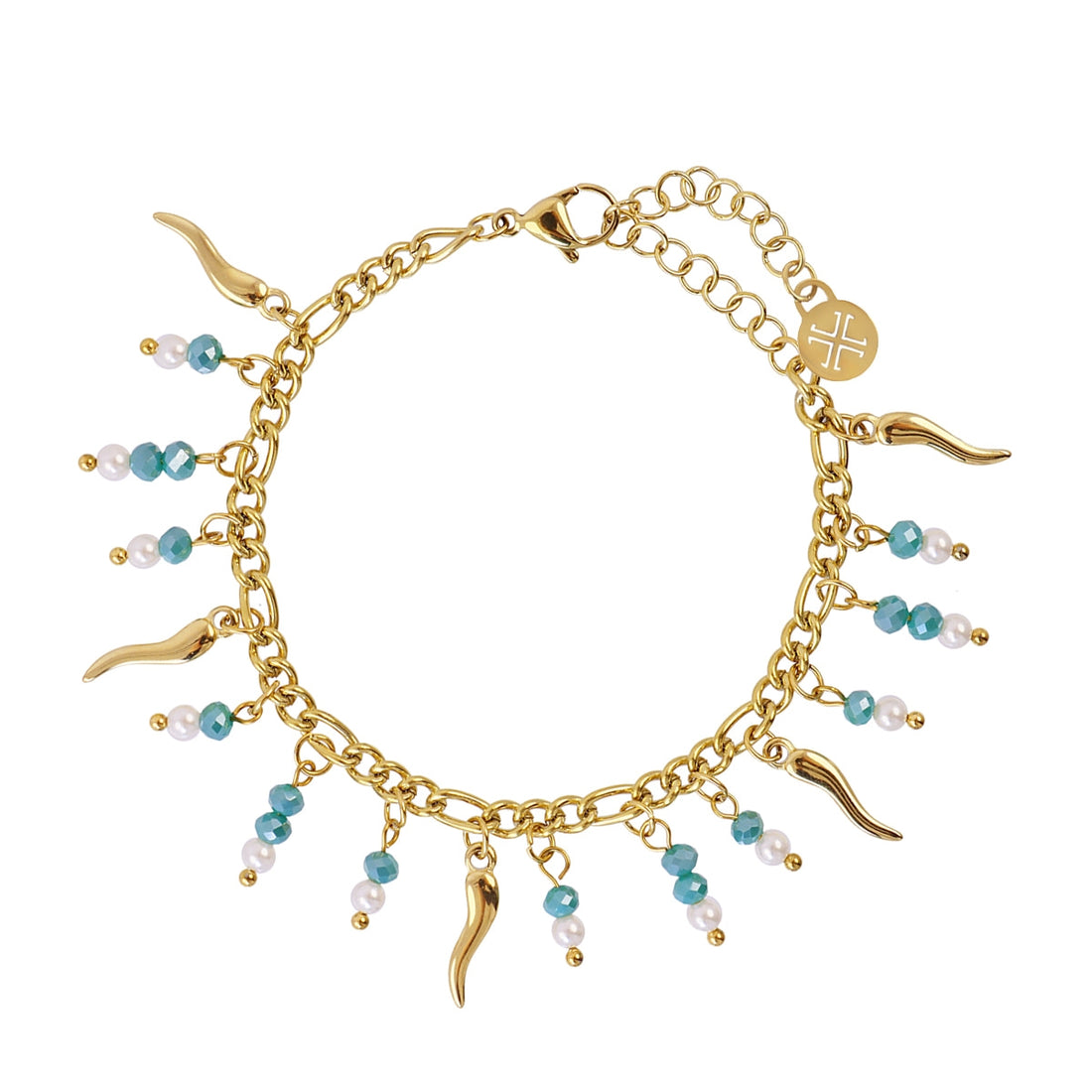 Pulsera Cornicello Serendipity Dorado Anartxy