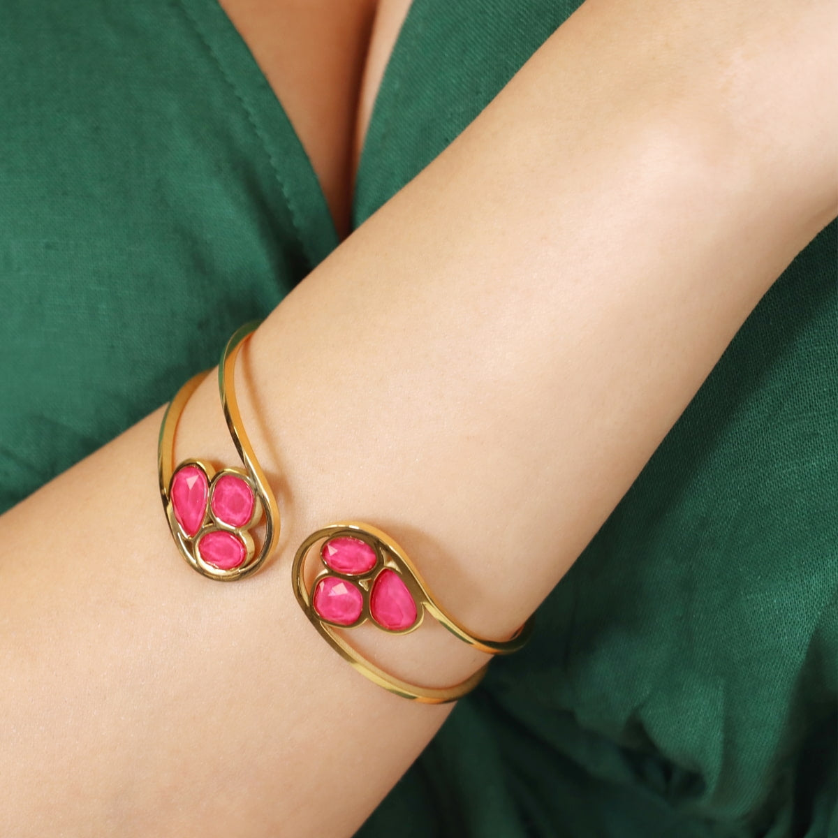 Pulsera Drops Drizzle Rosa Anartxy