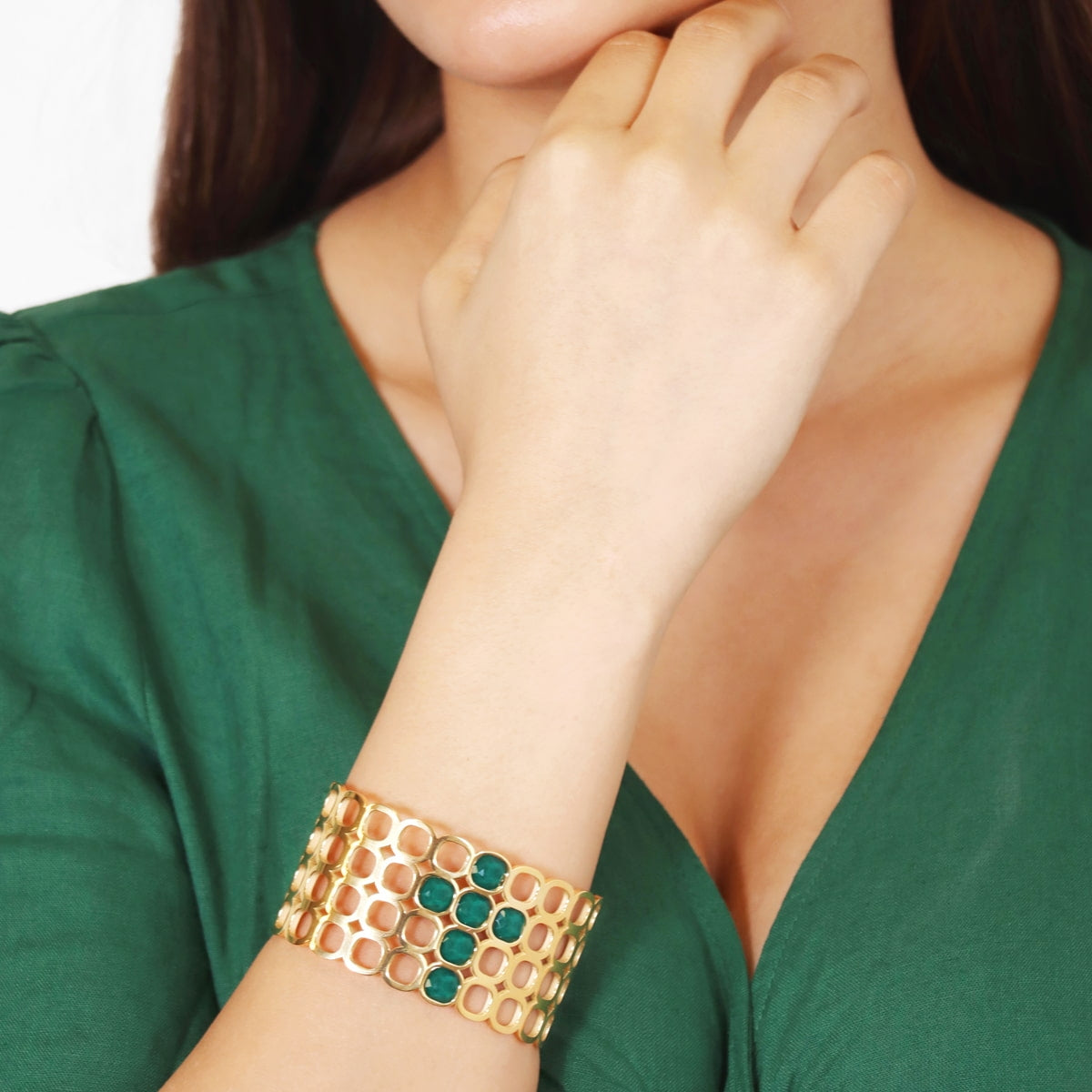 Pulsera Drops Indra Verde Anartxy