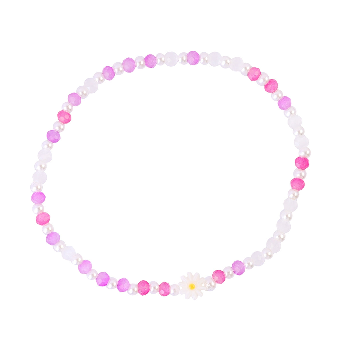 Pulsera elástica Spirit fina multicolor margarita Turquesa Anartxy