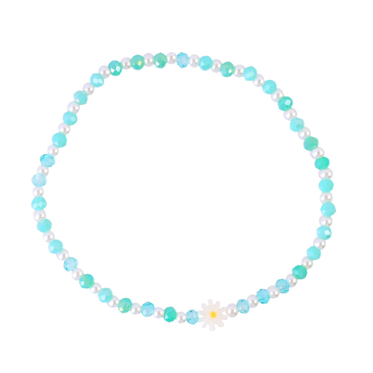 Pulsera elástica Spirit fina multicolor margarita Rosa Anartxy