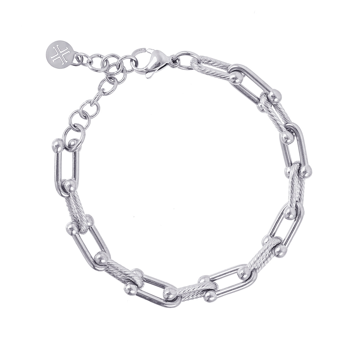 Pulsera Essentials Brace Plateado Anartxy