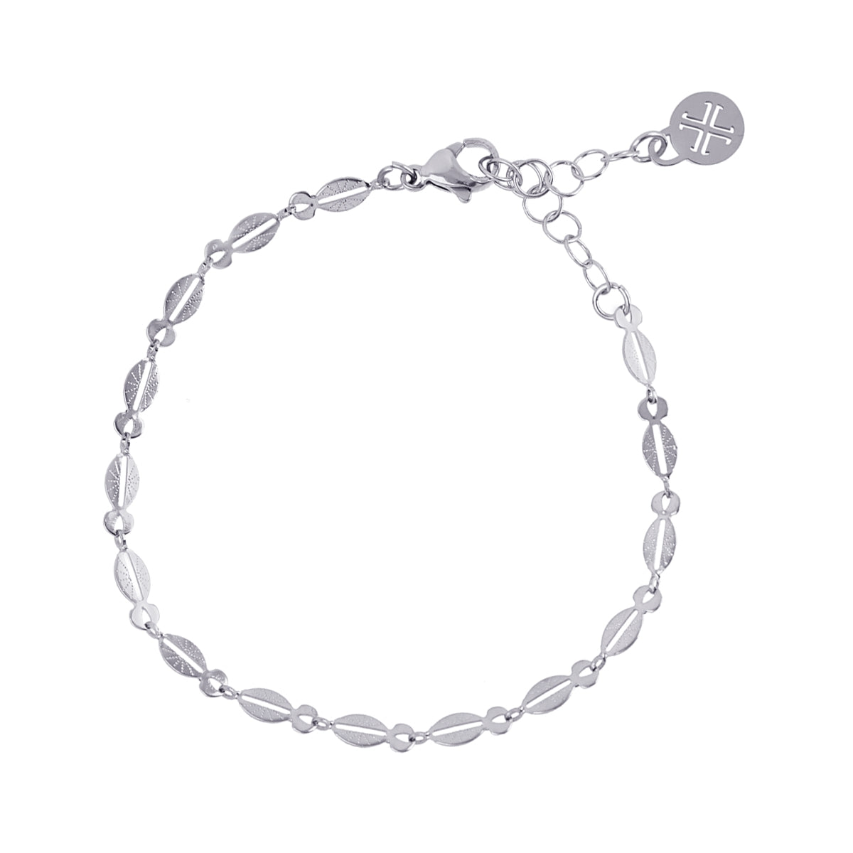 Pulsera Essentials Clasp Plateado Anartxy