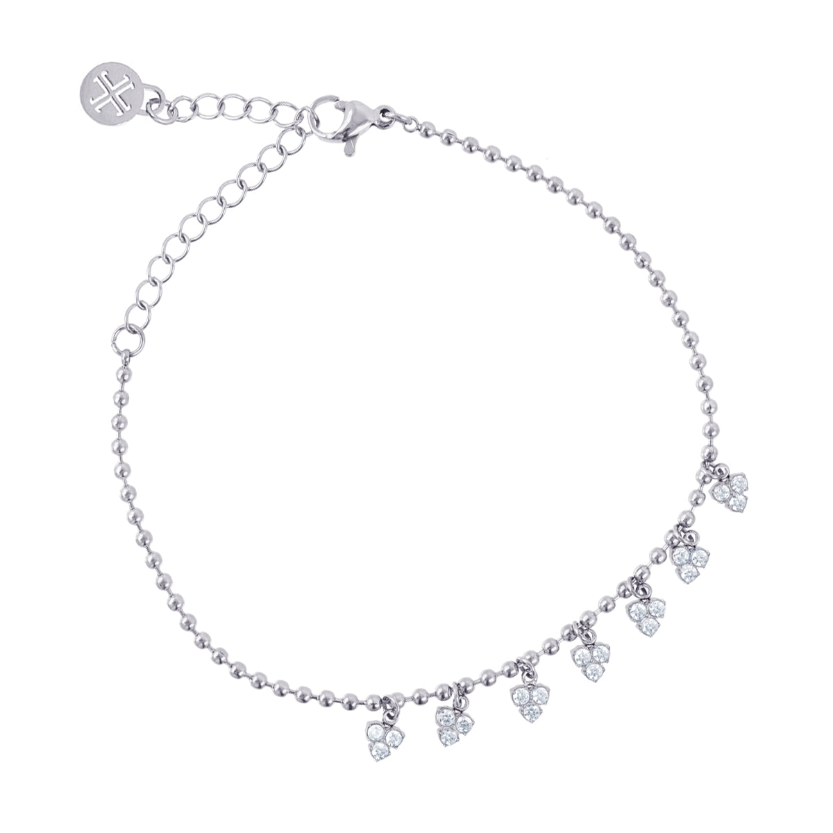 Pulsera Essentials Ice Plateado Anartxy