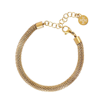 Pulsera Essentials Loop Dorado Anartxy