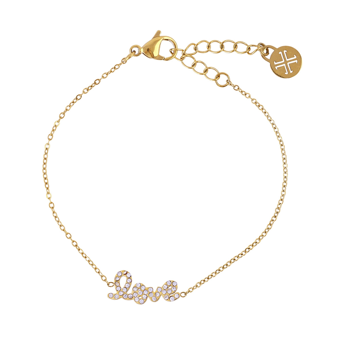 Pulsera Essentials Love Dorado Anartxy