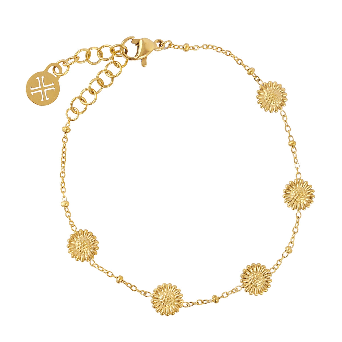 Pulsera Essentials soles texturizados Dorado Anartxy