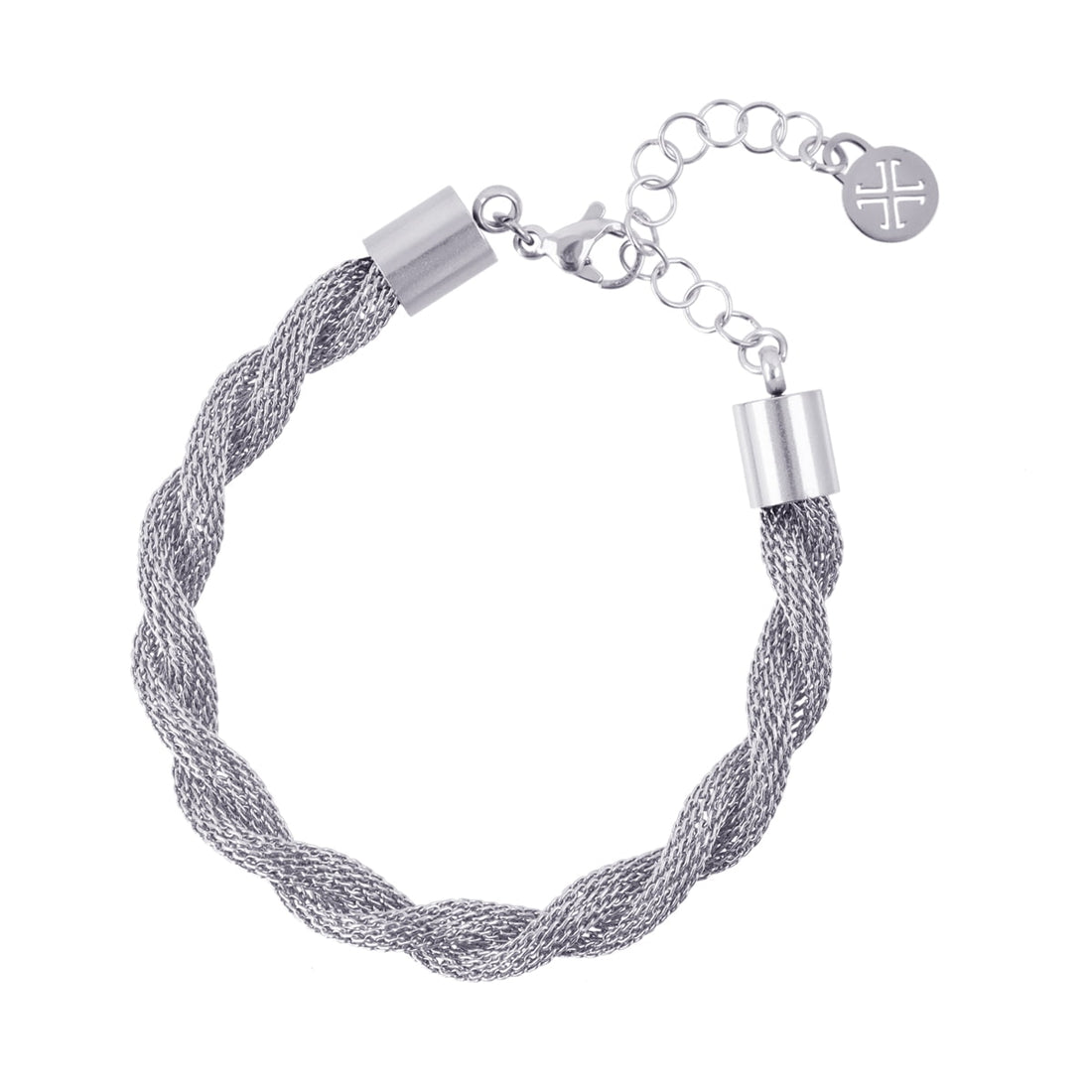 Pulsera Essentials Twist Plateado Anartxy