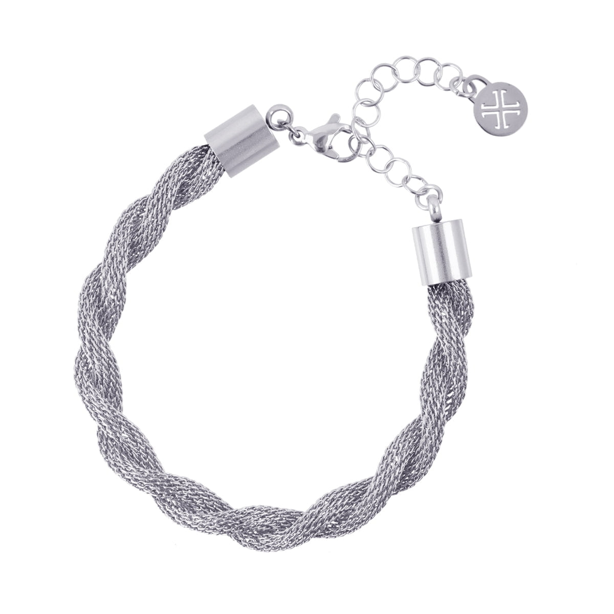 Pulsera Essentials Twist Plateado Anartxy