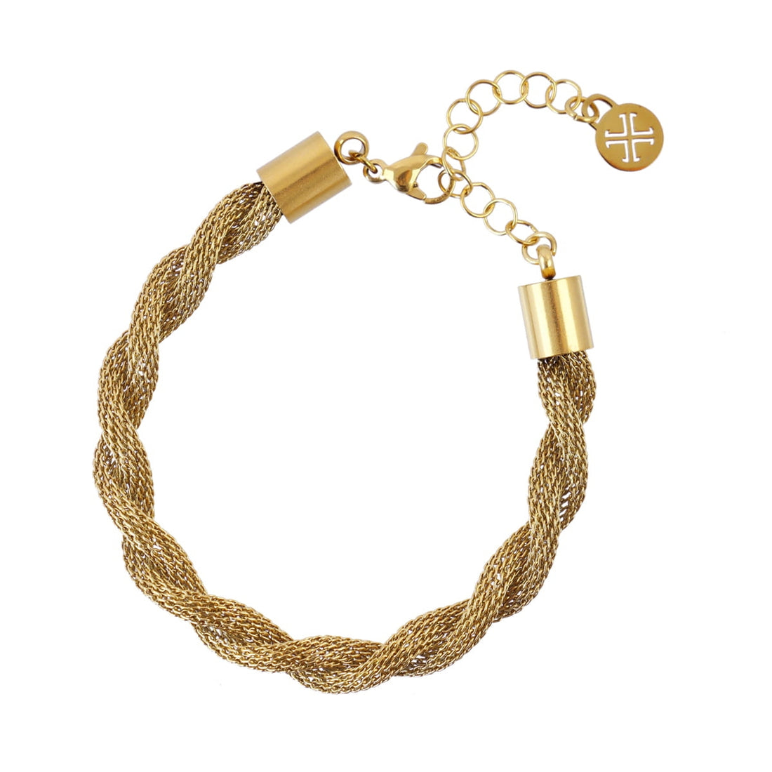 Pulsera Essentials Twist Dorado Anartxy