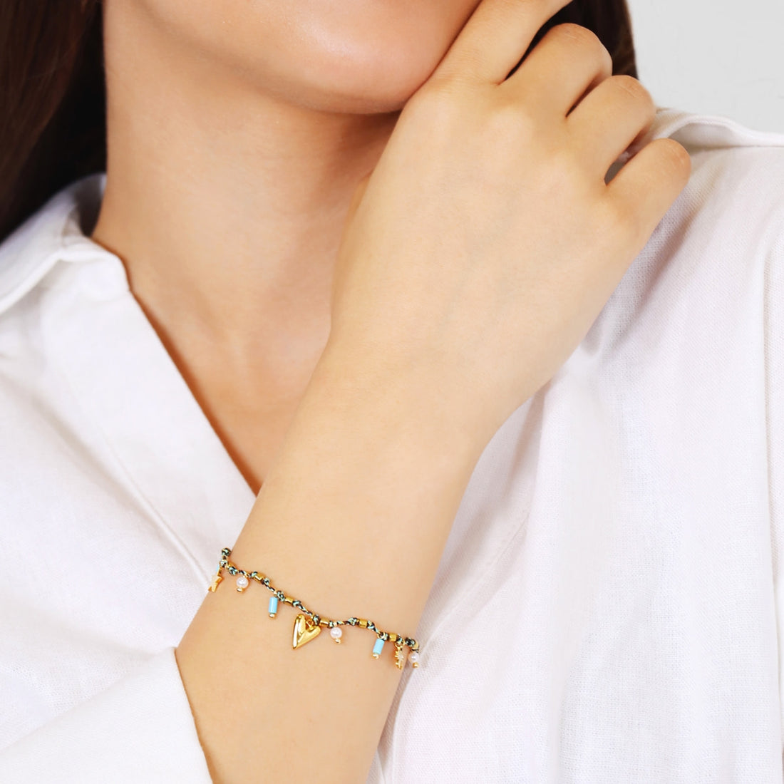 Pulsera Essentials Vibe Dorado Anartxy