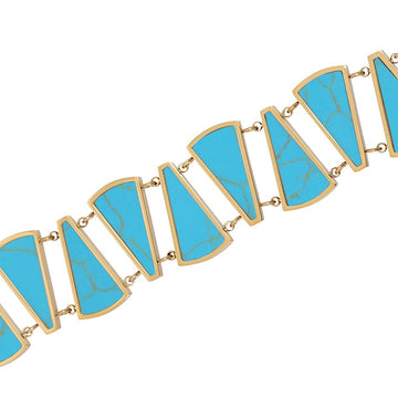 Pulsera Breeze Airglow Turquesa Anartxy