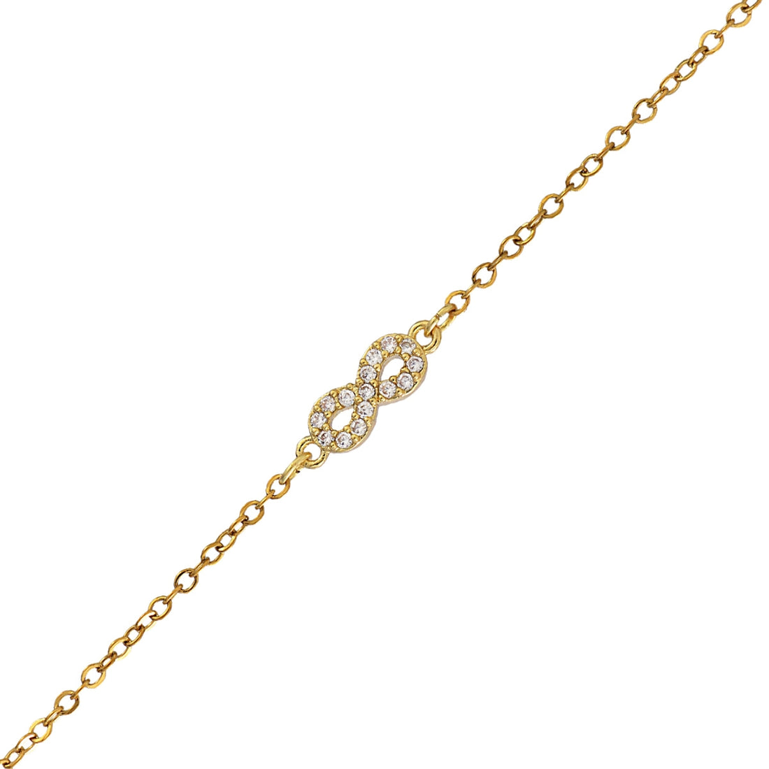 Pulsera Charming Infinity Dorado Anartxy