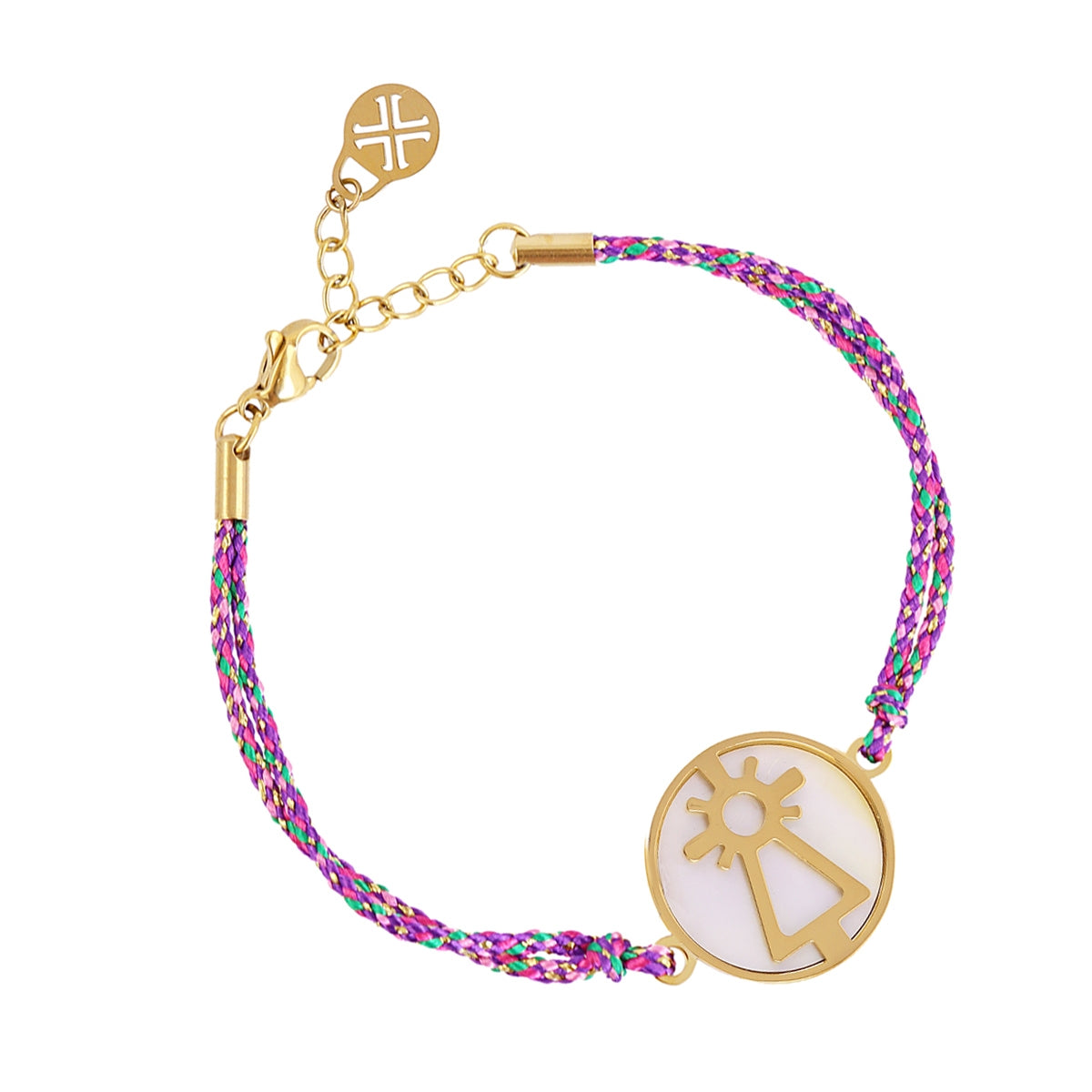 Pulsera Faith Holy Morado Anartxy