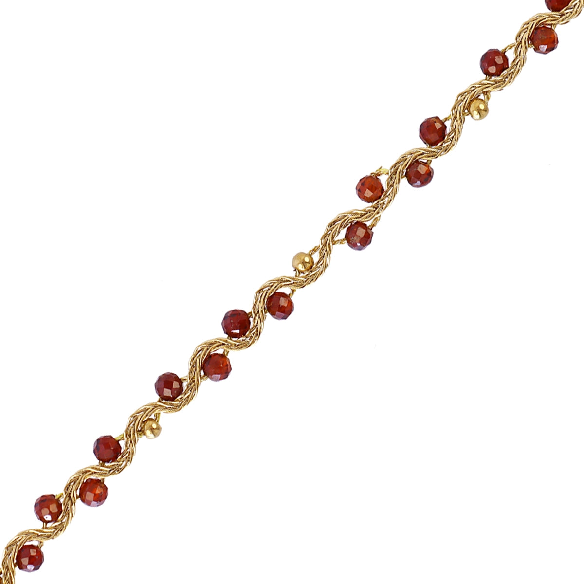 pulsera fina spirit ondas cuentas de cristales Café Anartxy