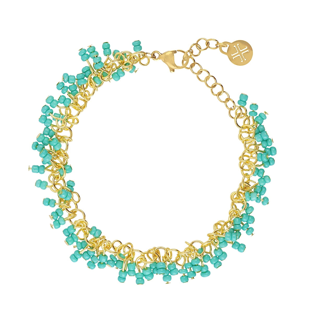 Pulsera Flair Inlay Turquesa Anartxy