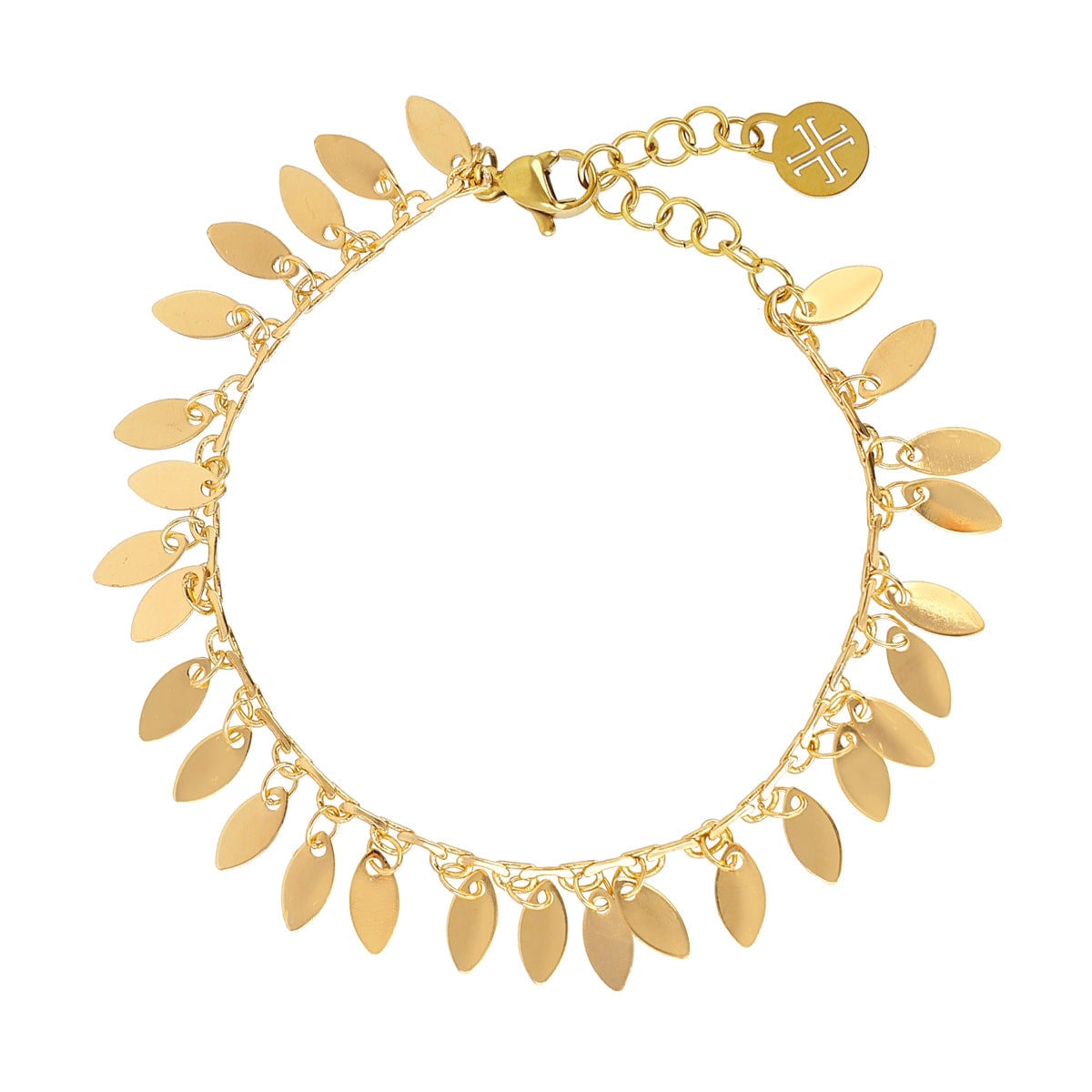 Pulsera Flair Leaves Dorado Anartxy