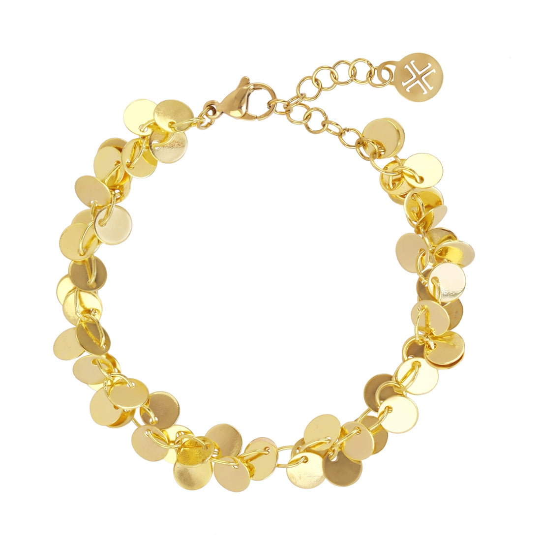 Pulsera Flair Plates Dorado Anartxy