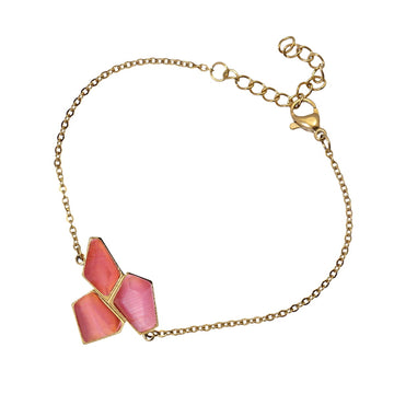 Pulsera Geranio Rosa Anartxy