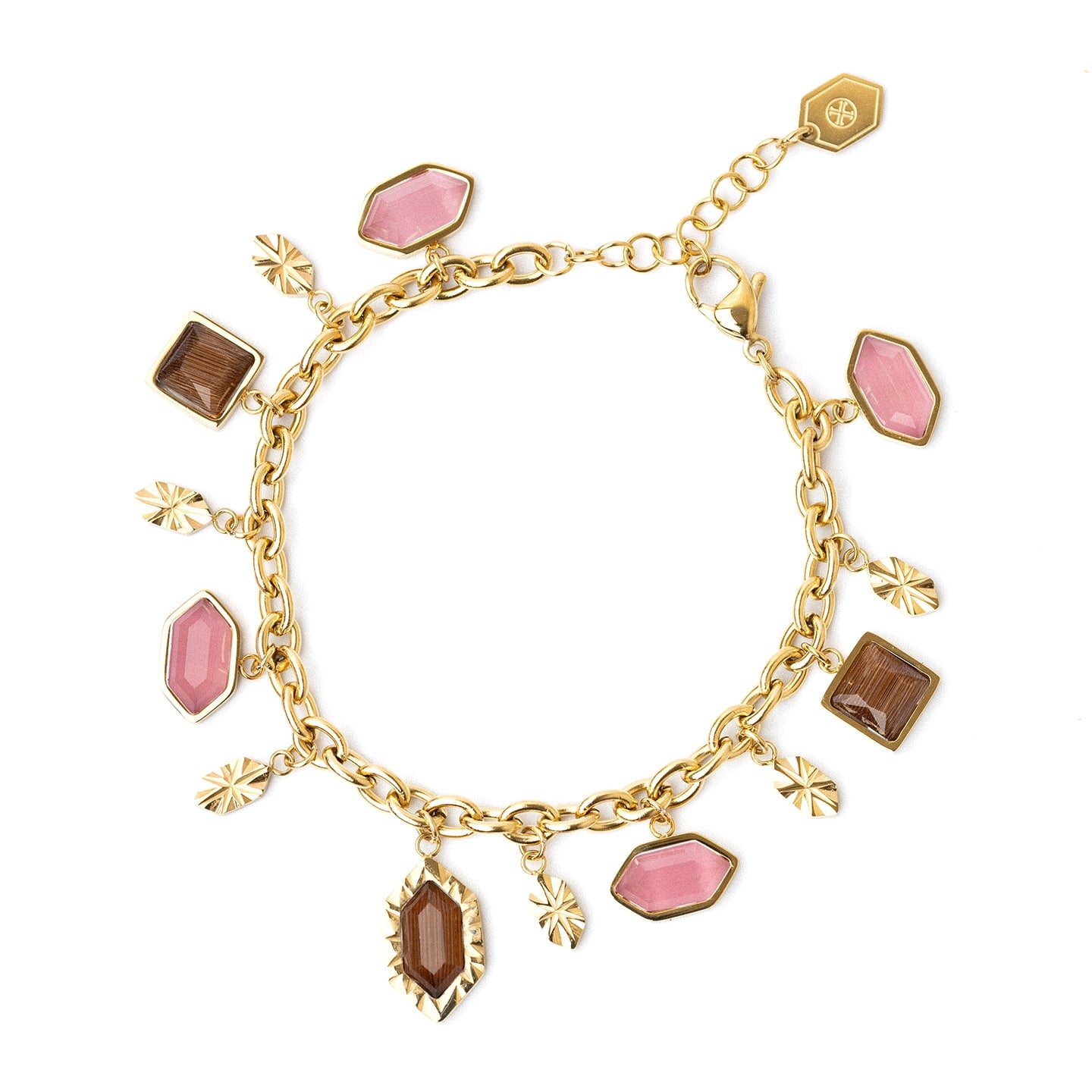 Pulsera Gleam charms Café Anartxy