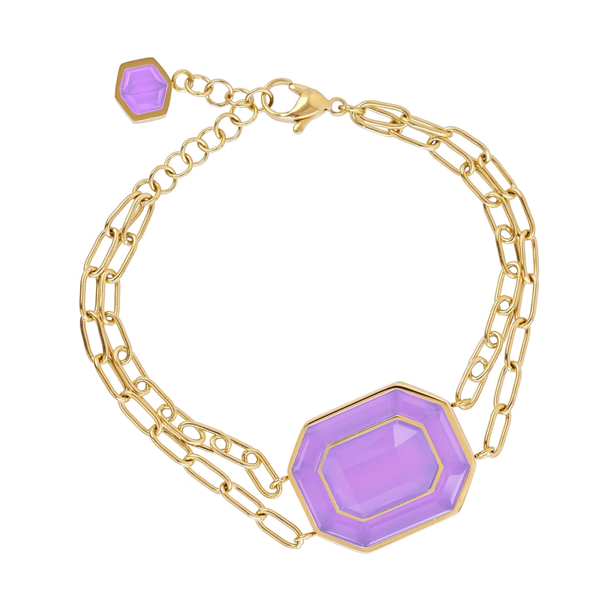 Pulsera Gleam Kaelis Morado Anartxy