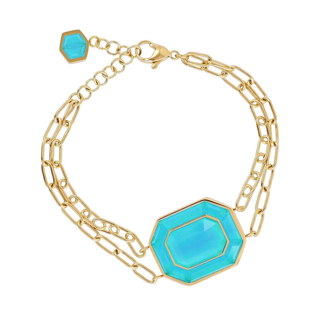 Pulsera Gleam Kaelis Turquesa Anartxy