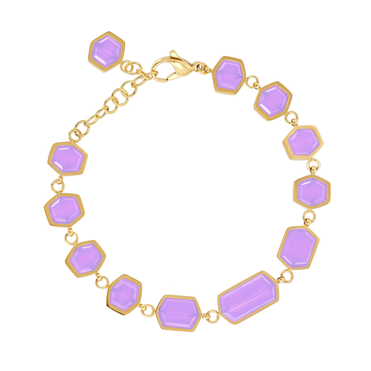 Pulsera Gleam Klyra Morado Anartxy