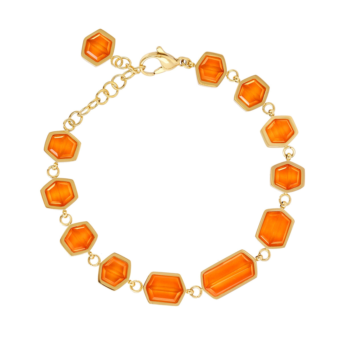 Pulsera Gleam Klyra Naranja Anartxy