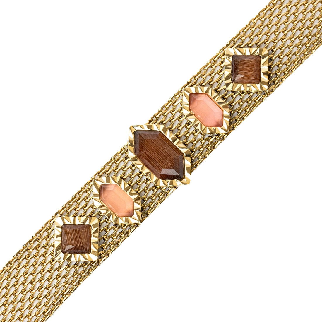 Pulsera Gleam malla Café Anartxy