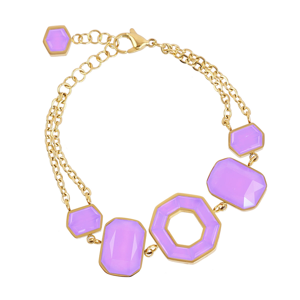 Pulsera Gleam Zyra Morado Anartxy