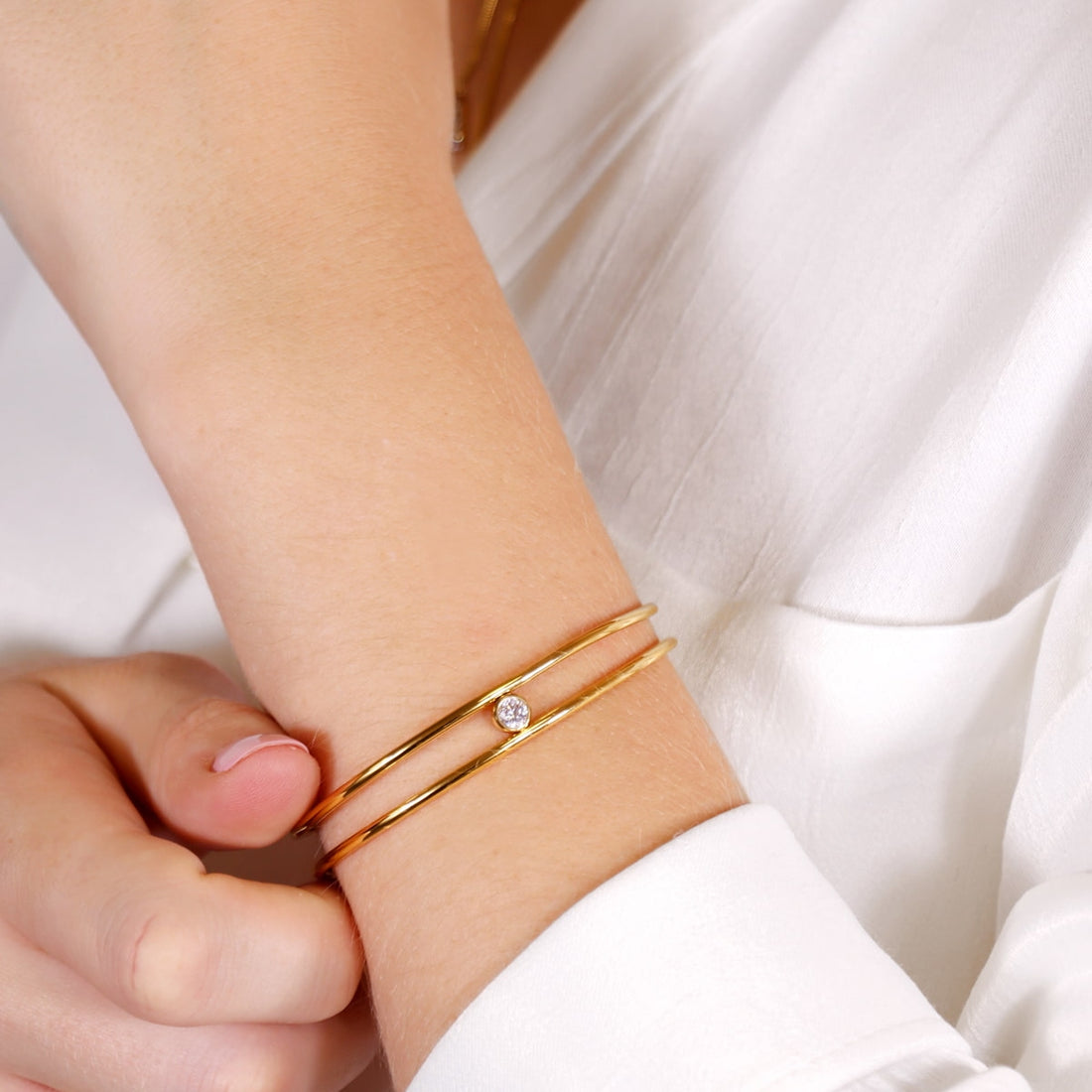 Pulsera Infinity Core Dorado Anartxy