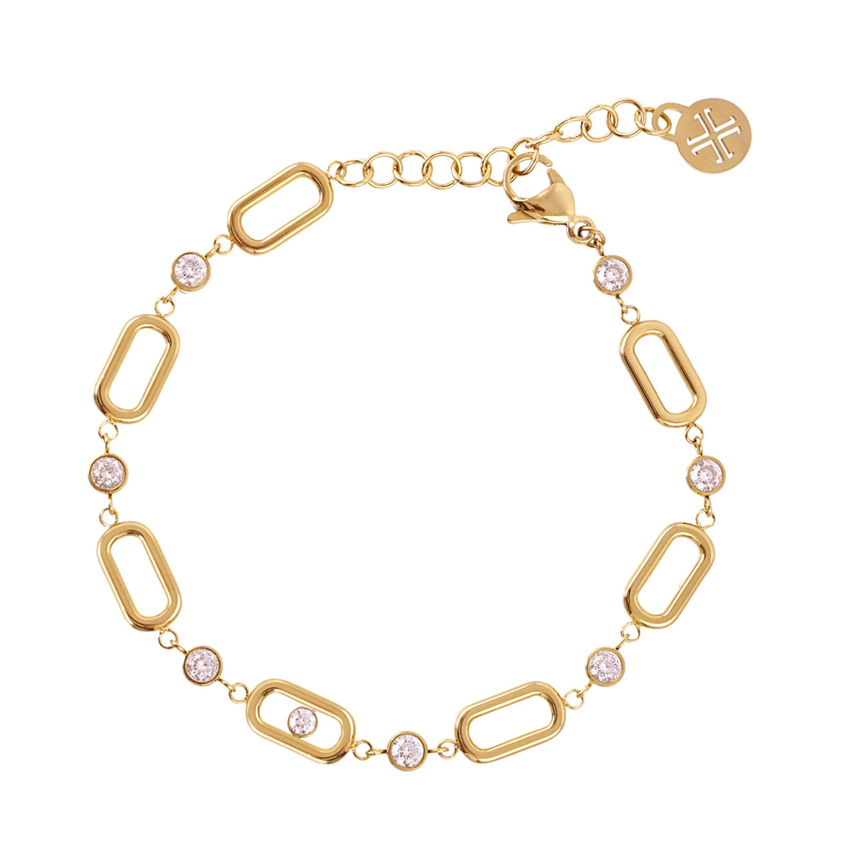 Pulsera Infinity Glimmer Dorado Anartxy