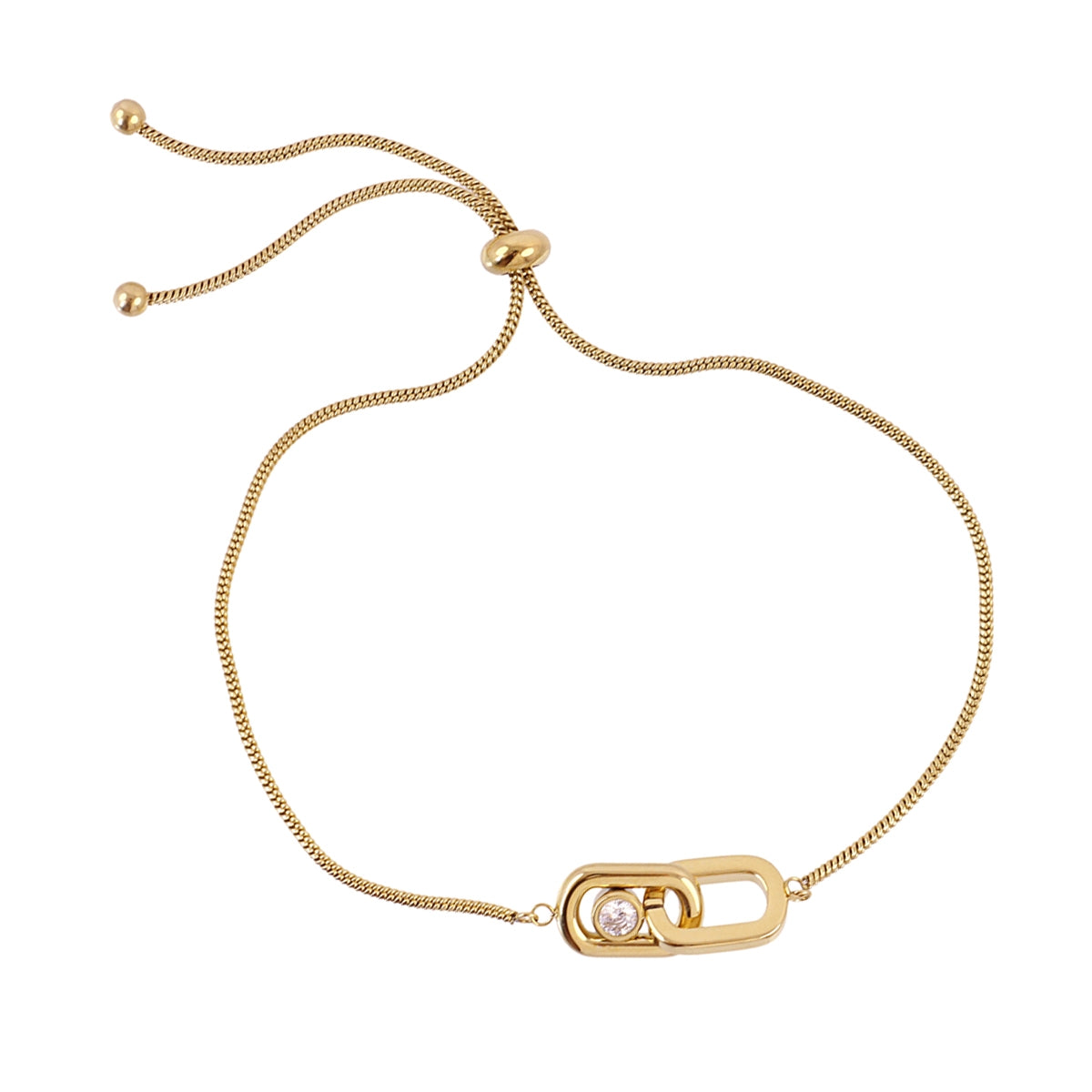 Pulsera Infinity Radiant Dorado Anartxy