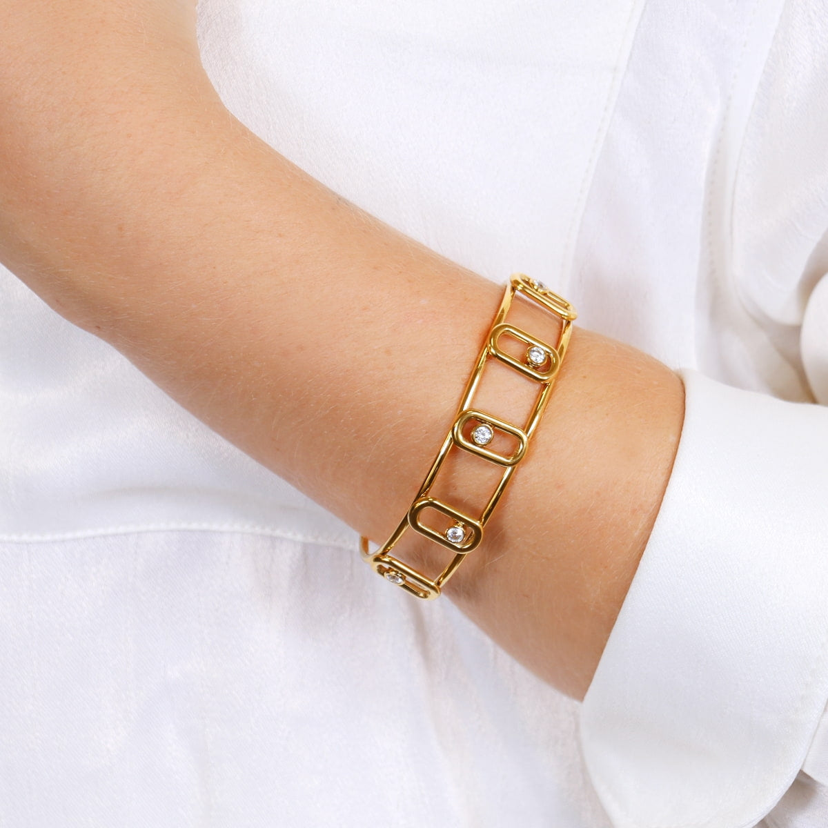 Pulsera Infinity Soul Dorado Anartxy